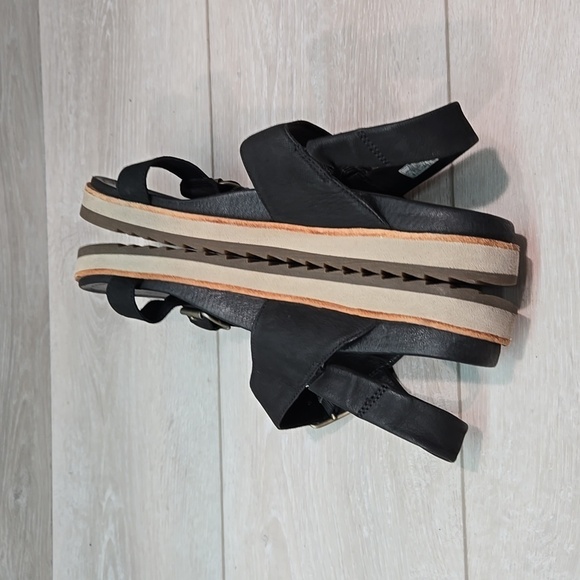 Merrell Women Juno Mid Zip Black Platform Sandals shoes sz 9 - Picture 10 of 12